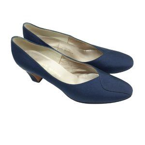 Andrew Geller Navy Blue Heels